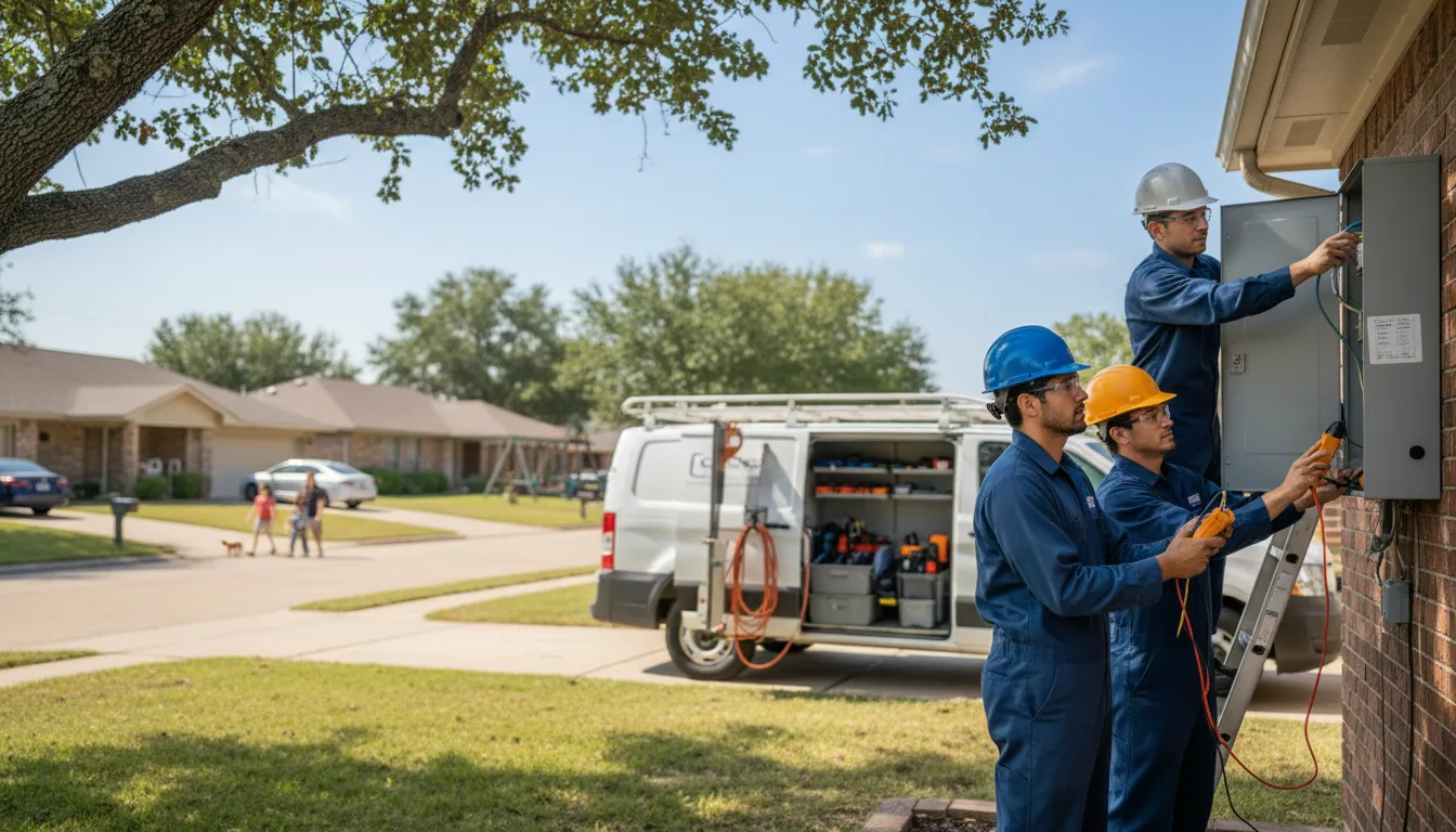 Certified electrician providing emergency electrical services in Isabella, OK